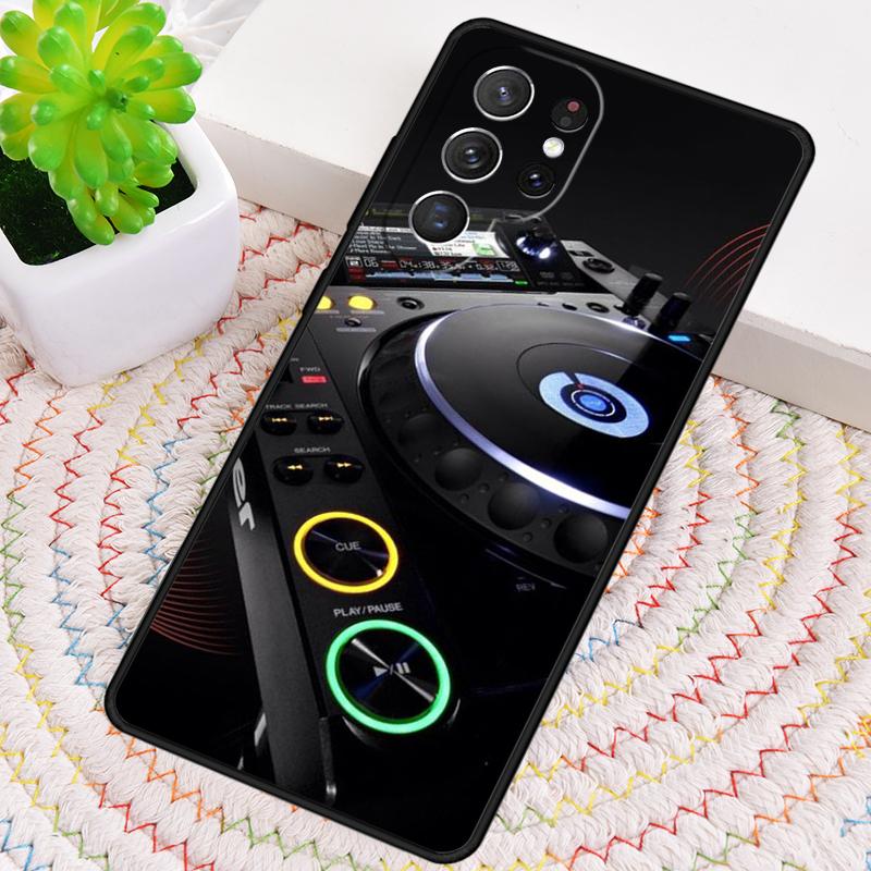 Electronic Music DJ Controller Mixer Soft Phone Case for Samsung Galaxy Note 10 Pro S26 Ultra S23 S24 FE S25 S21 S22 PLUS Cover