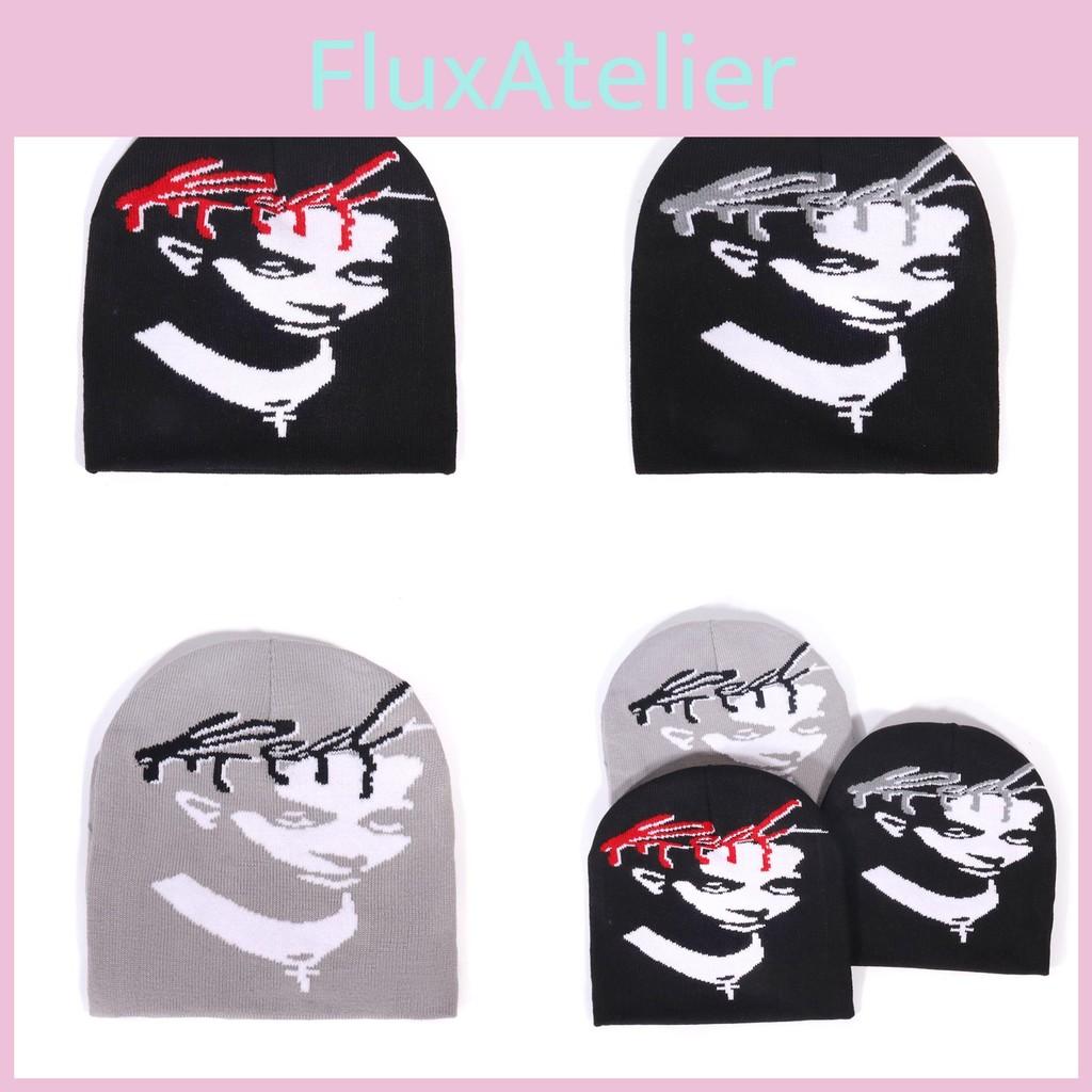 Figure Fashion Portraits And Letter Patterns Men Casual Knitted Hats Winter For
