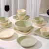 Cream Style 37-Piece Bone China Dinnerware Set