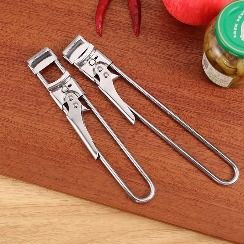 Adjustable Multi-Function Bottle Opener Stainless Steel Lids Off Jar Opener Labor-Saving Screw Can Opener For Kitchen Tools