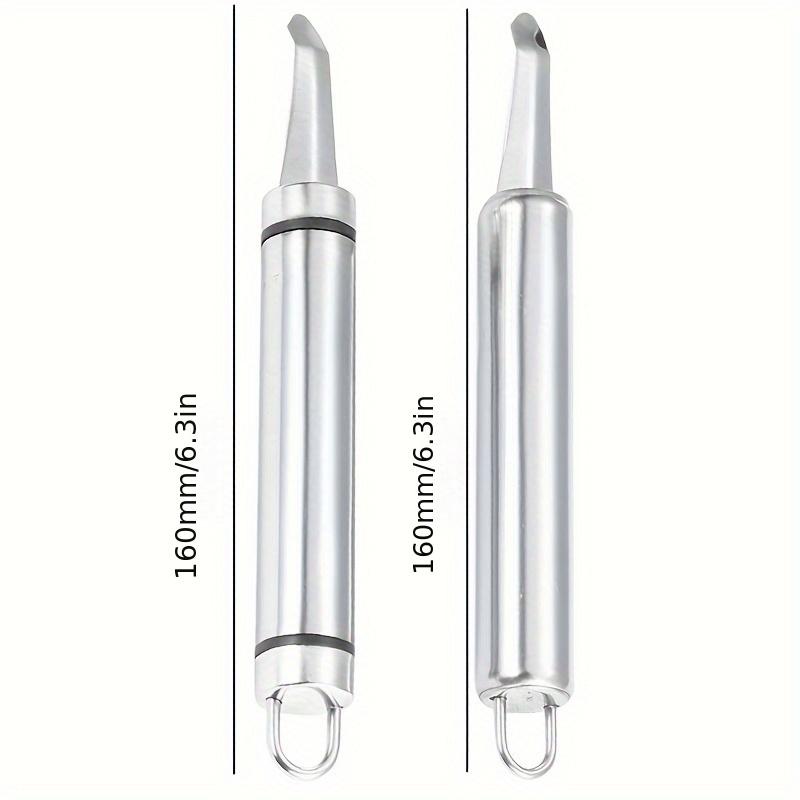 1pc Premium Stainless Steel Shrimp Deveiner, Easy Prawn Back Cutter & Shell Remover, Efficient Seafood Cleaning Tool