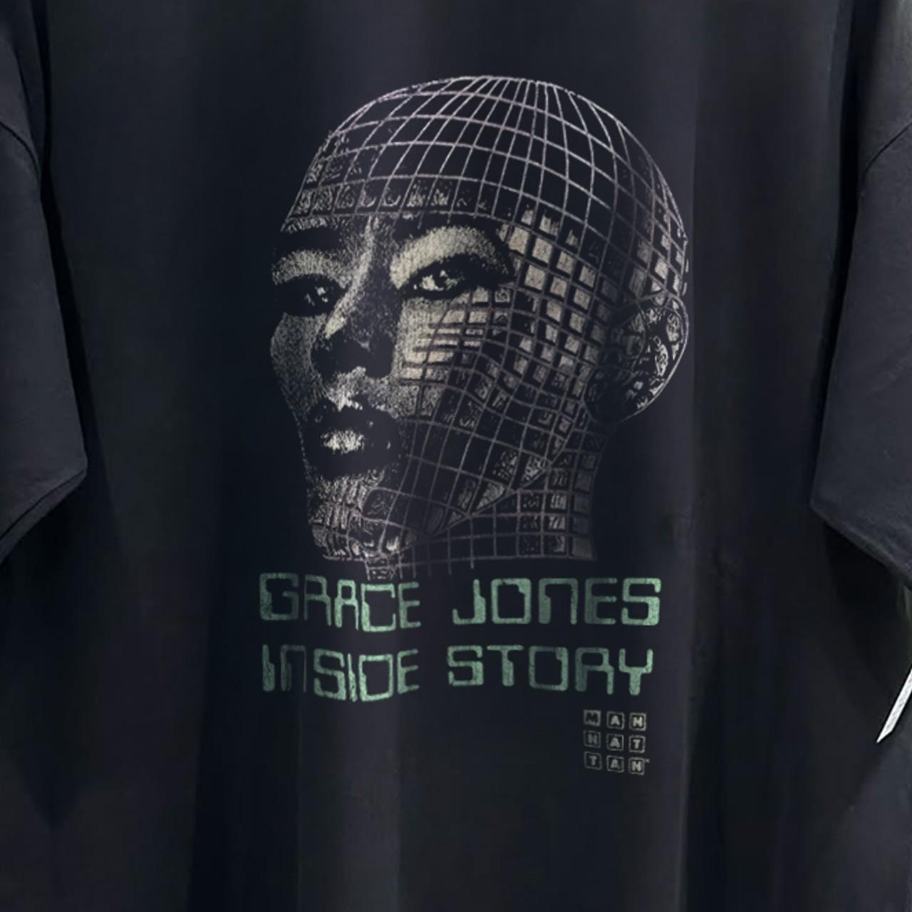 1986 Grace Jones Inside Story Promo T-Shirt Black XXL S