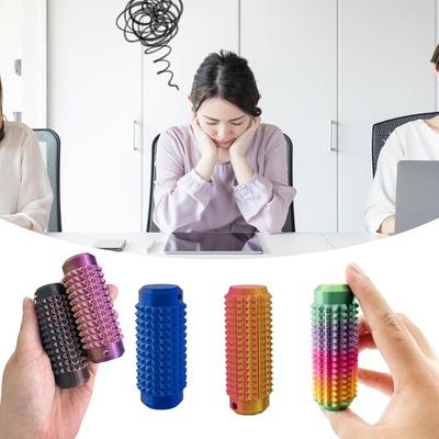Dotykowa sensoryczna breloczek do kluczy na ukojenie lęku, zabawki antystresowe bez BPA dla dorosłych, Dekoracja biurka domowego, Kolczasty uchwyt Fidget