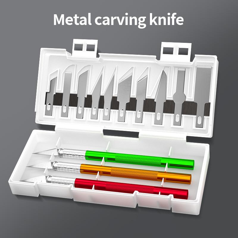 Student Handmade Knife, Tape, Hand Account, Engraving Paper, Carving Cutting, Art Knife, Multifunctional Replaceable Blade Set