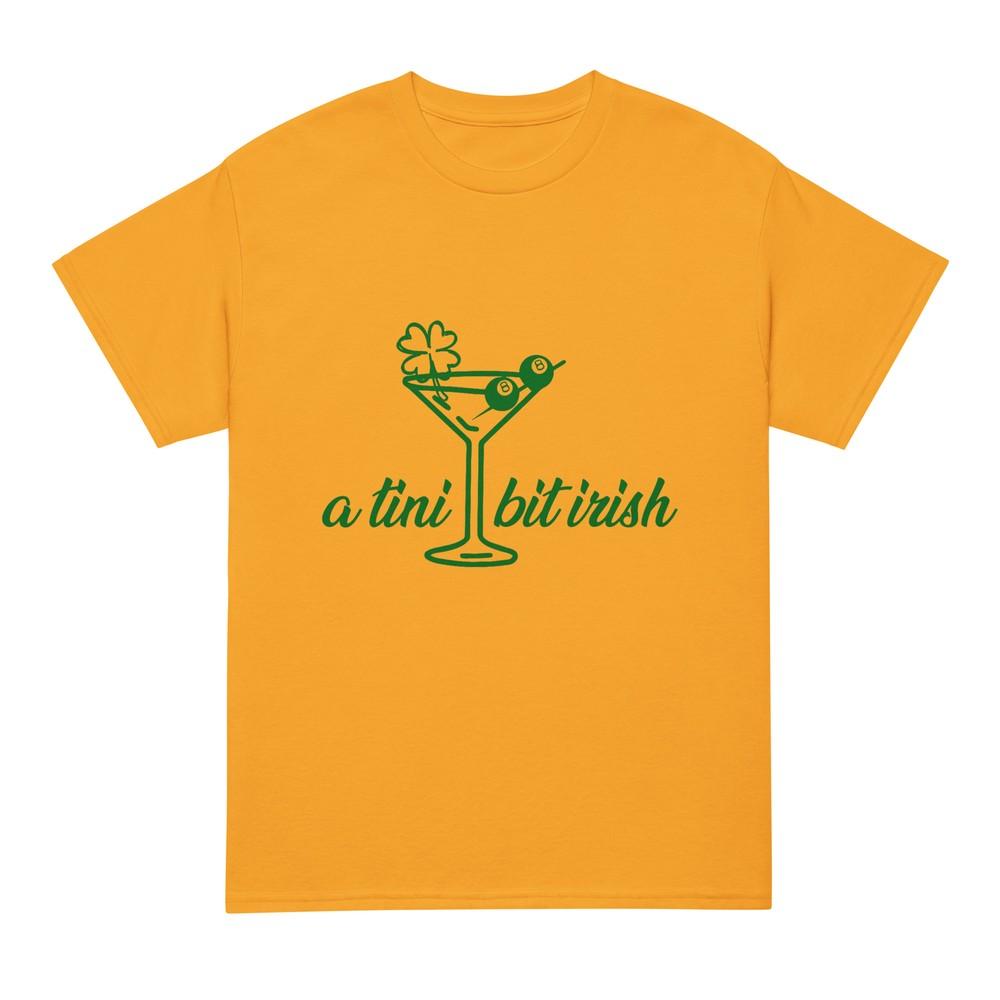 A Tiny Bit Irish Lucky Irish Girls St Patricks Day Cocktail TShirt S