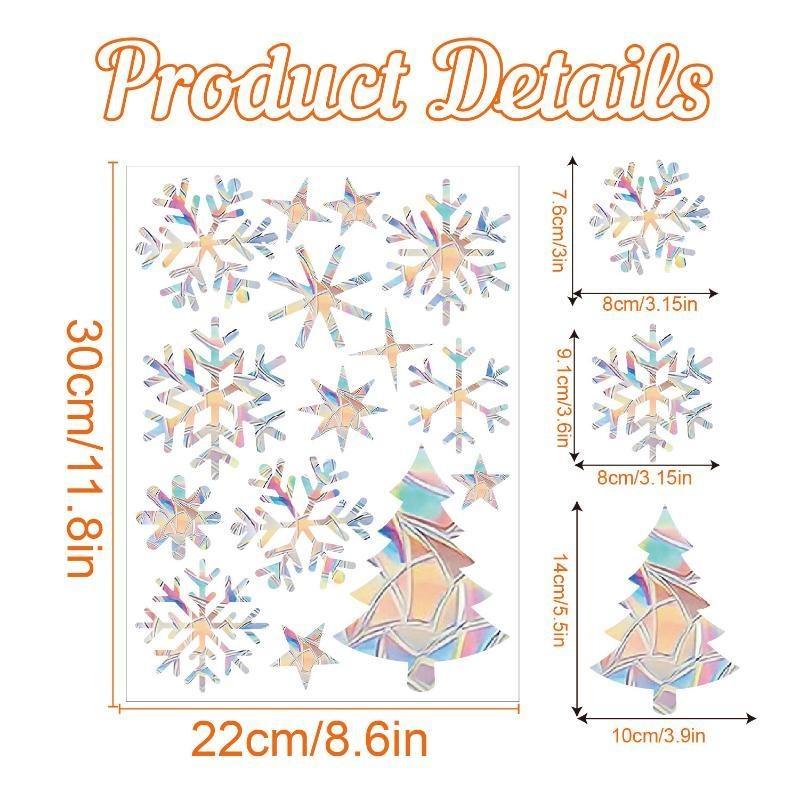 Sunshine Catcher Colorful Window Sticker Suncatcher Rainbow Prism Butterfly Static Glass Sticker PVC Anti Collision Window Sticker