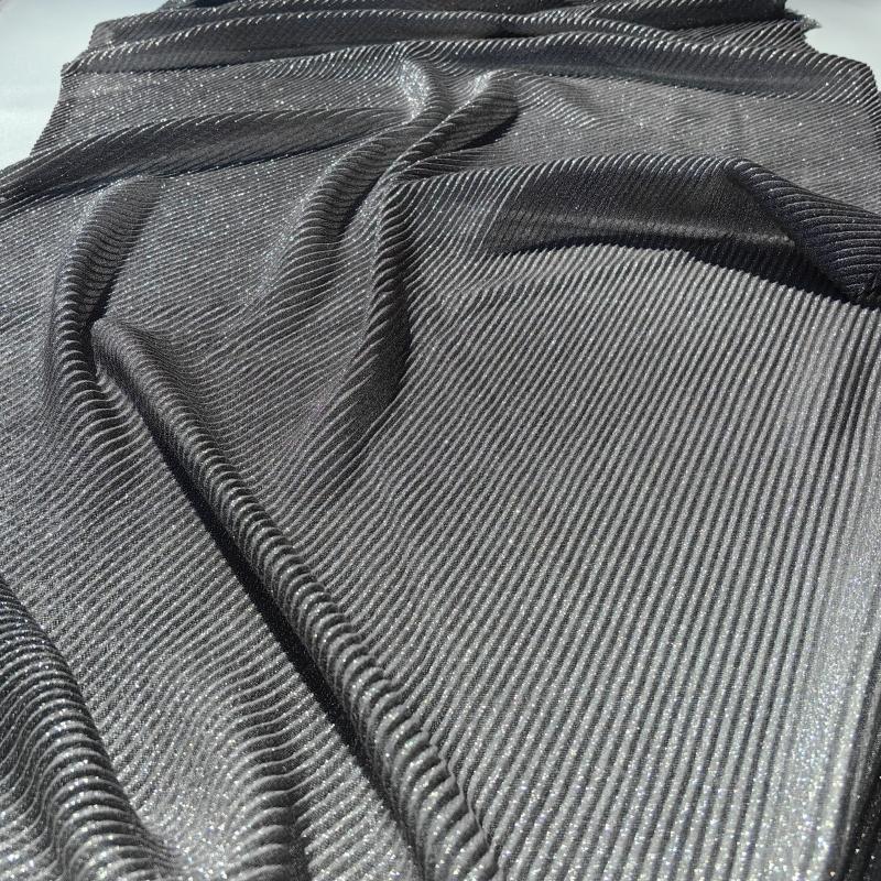 Women's Pleated Scarf Crinkle Cotton Long Muffler Crumpled Shawl Femme Hijab Golden Thread Shimmer Muslim Hijab