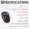 Keyless Entry Remote Control Key Fob Replacement Fits for Chevy Silverado 1500 2500 HD 2003-2006 Avalanche Equinox SSR Suburban Tahoe GMC Sierra