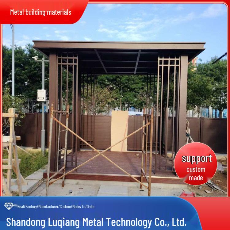 Modern Outdoor Pavilion: Aluminum Alloy Courtyard Structure in New Chinese Style