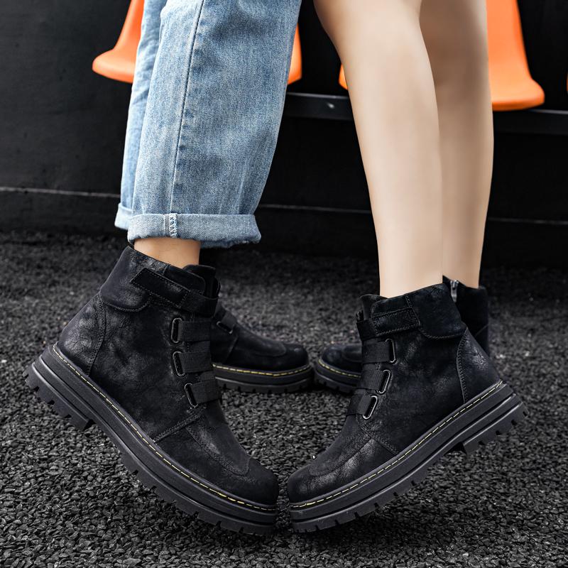 Neue männer Winter Stiefel Street Style Casual Schuhe Männlichen Herbst Schöne Hohe Qualität Schnee Stiefel Knöchel Plüsch Warme Schuhe für Paar