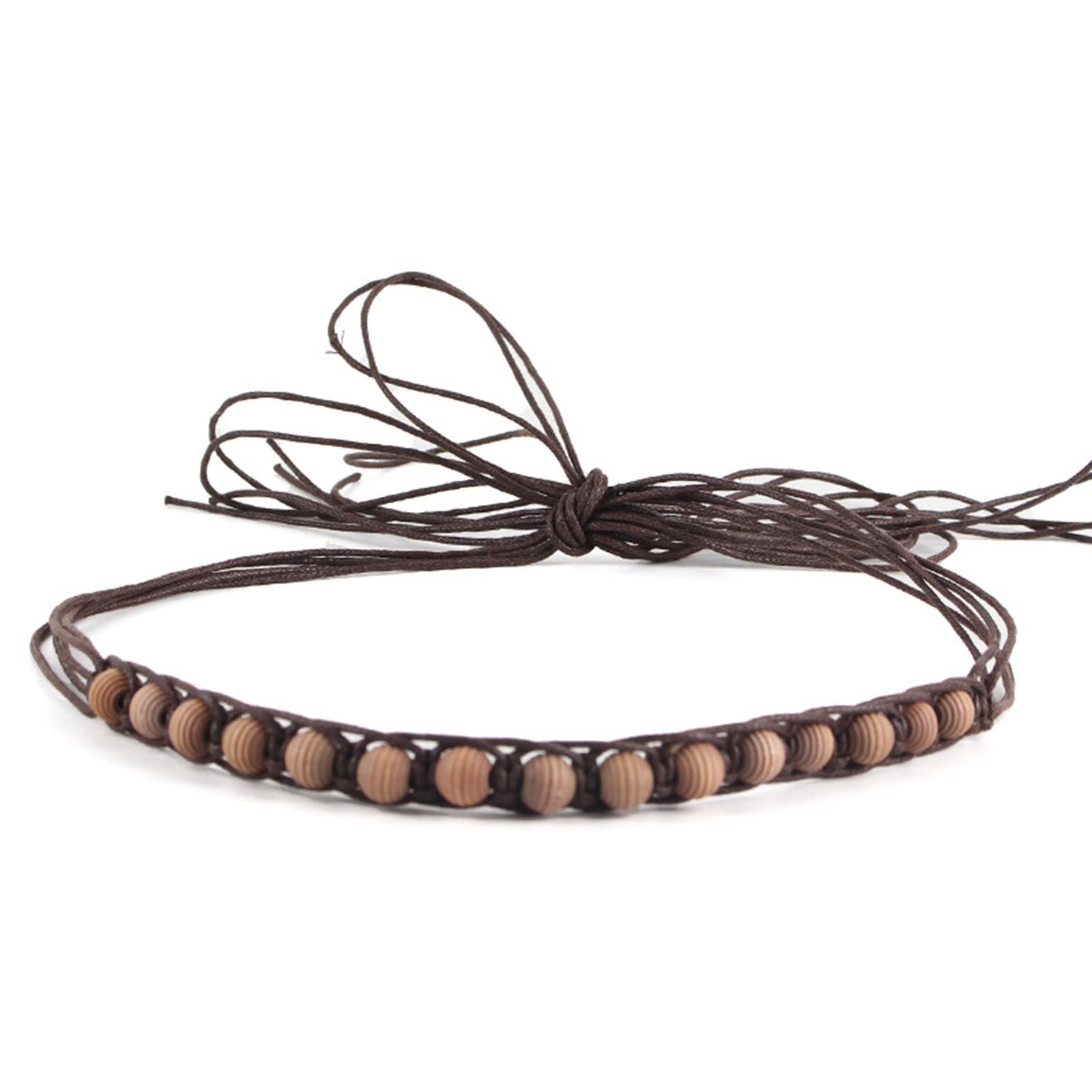 

Богемный стиль Шляпная веревка Держатель шляпы для путешествий Плетение Многофункциональная Уличная Плетеная шляпа Декоративный аксессуар D