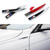 2025 Chaud 2pcs Autocollant M Badge Voiture Métal Étiquette Flanc de Voiture Pour bmw M Autocollant X1 X3 X4 X5 X6 X7 e46 e90 f20 e60 e39 f10 Voiture ac