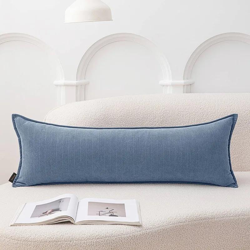 30x120cm Rectangle Throw Pillow Cover Nordic Waist Cushion Cover Home Long Body Couple Lover Pillowcase Home Decoraion