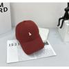 Baseball cap, hand-sewn hardware h letter soft top cotton cloth, thin sunshade, sunscreen cap, women's model