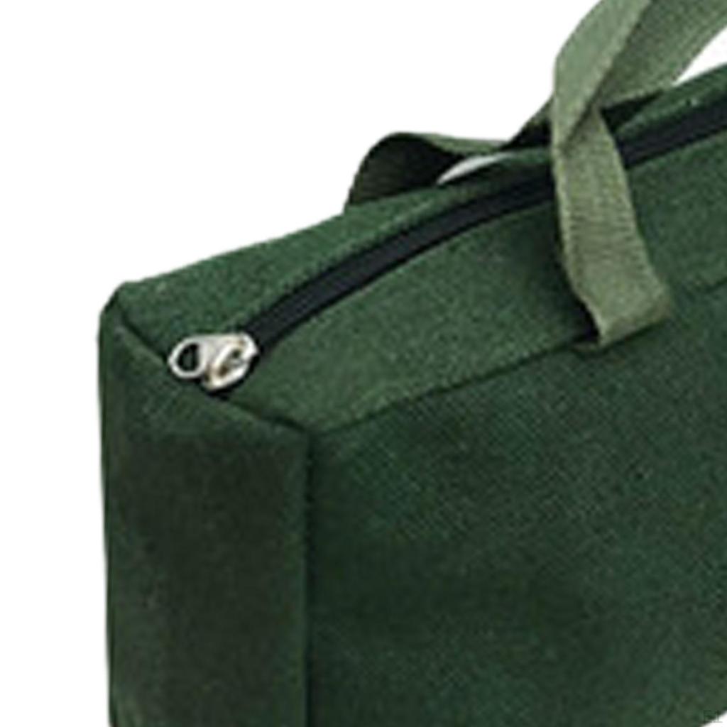 Canvas Tool Bag with Easy Access Zipper Closure for Tradesmen