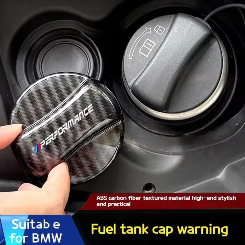 BBKJ7 ABS Carbon Fiber For BMW 5 Series X1 X3 X5 M3 M4 M5 E46 F10 F30 U11 F48 G01 G05 G20 G30 G32 G60 Car Fuel Tank Cap Cover Sticker