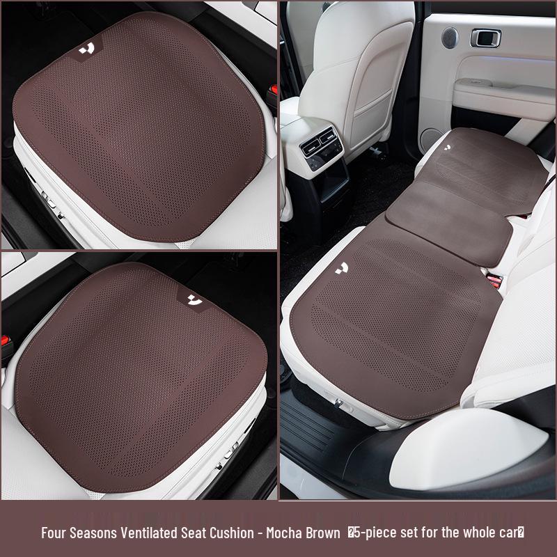 Jiyue Cars Lychee Pattern Perforated Seat Cushion - All-Season Universal for Jiyue 01, 07, and SIMUcar