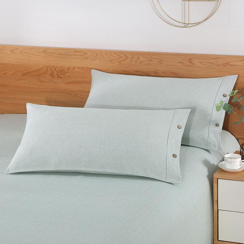 Pair of Thickened Pure Cotton Pillowcases, 48cm X 74cm - 2024 New Style