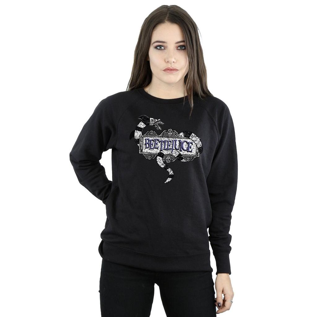 Beetlejuice Womens/Ladies Sandworm Logo Sweatshirt