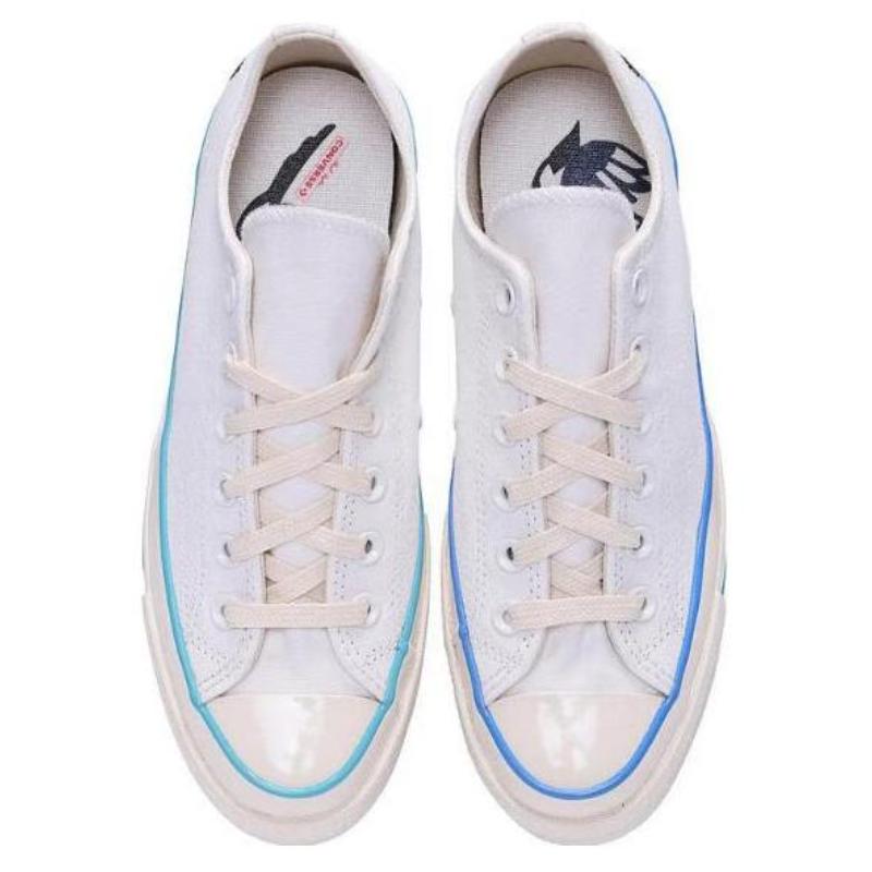 Converse Versatile Casual Relaxed and Comfortable Breathable Low-Top Canvas Shoes Unisex Vintage White