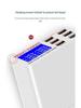 6-Port USB Fast Charger with LCD Display, 40W Multi-Port Desktop Charger