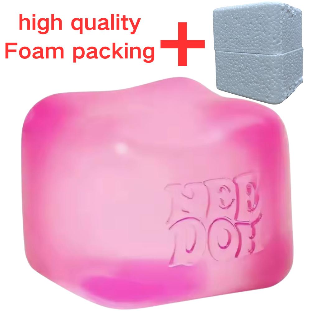 

High Quality Schylling Needoh Nice Cube Stress Relief Sensory Fidget Toy Squishy Squeeze Anti-Anxiety Calm Focus For Kids Adults