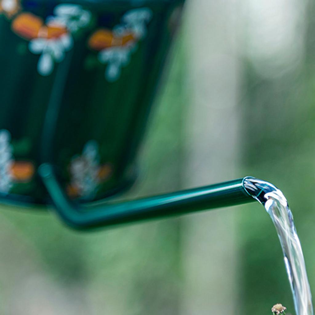 Watering Can 1.3L Stainless Steel Long Spout Watering Can for Indoor Outdoor House Plants Garden