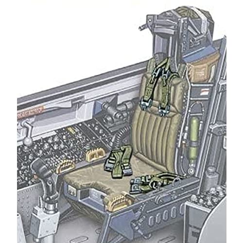 Fine Molds 1/72 Nano Aviation Series Modern Aircraft Seatbelt 2 for F-15 and F-16 Plastic Model Kits, NA8