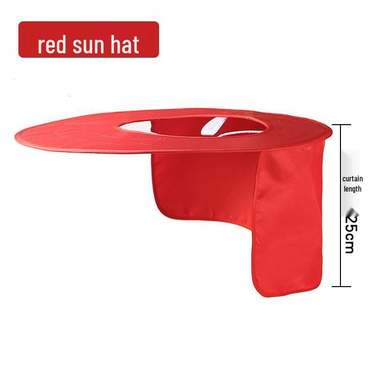 Extra Large Summer Sun Protection Hat for Outdoor Construction: Breathable, Wide Brim Safety Helmet