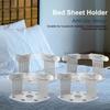4pcs Heavy Duty Invisible Bed Sheet Clips Anti-run Bed Sheet Corner Fastener Protectors