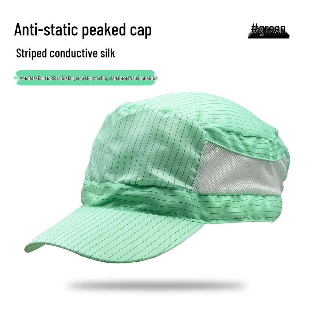 Unisex Anti-static Breathable Baseball Cap - Dustproof Workshop Hat