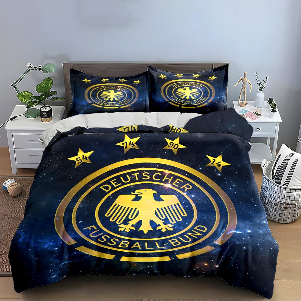 FCB Logo Bedding Set Bedding Duvet Cover Set Duvet Cover Pillowcases Home Decor (1 * Duvet Cover 2 * Pillowcases, without duvet insert)