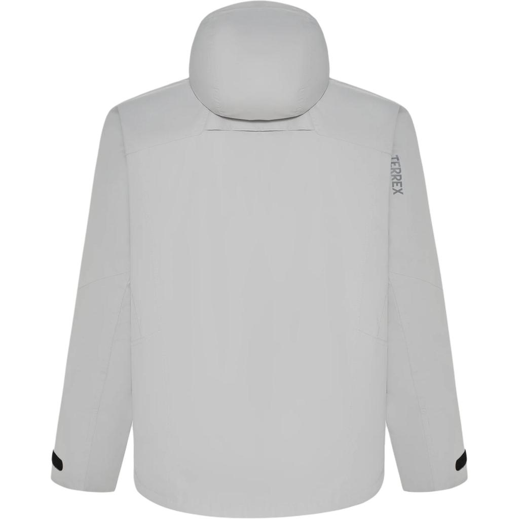 Men's Adidas Terrex Jackets Men's Light Gray Hooded (Non-detachable) Moderate