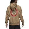 Jordan X Two 18 Sweatshirts Men's Khaki Hooded Moderate Regular DV6961-258