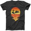 Bullfighting Shirt Retro Sunset 70s Vintage Bullfighting T-Shirt NGO Mens Womens Sweatshirt Hoodie Longsleeve Gift Black
