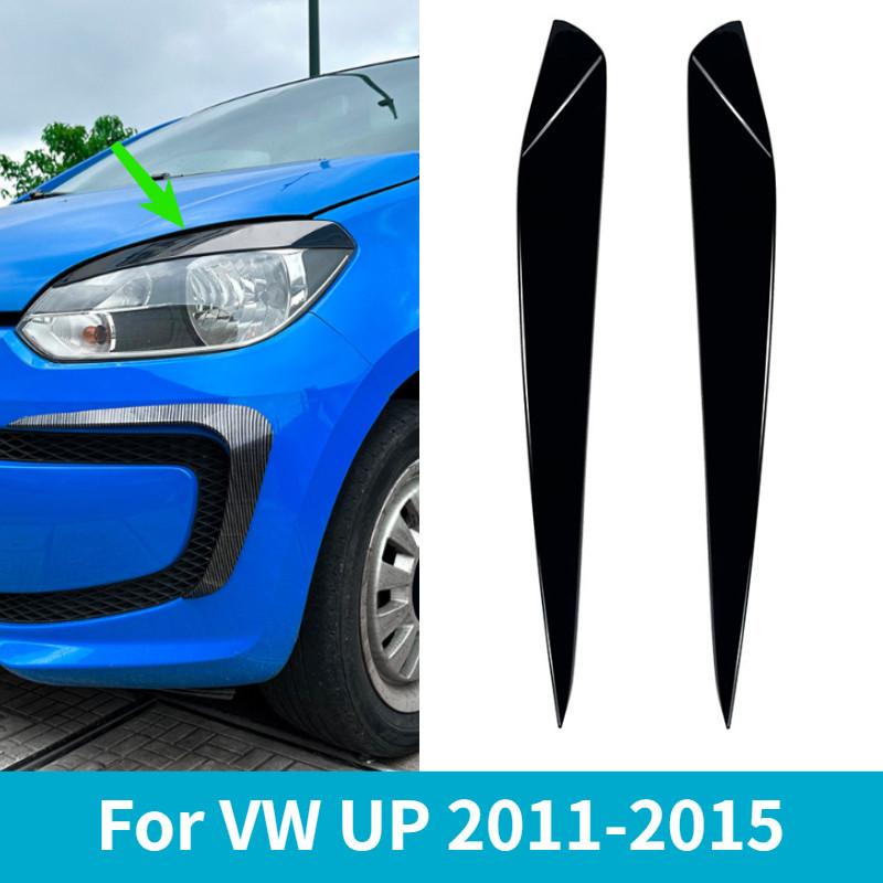 Decorazione Sopracciglio Fari Auto in Plastica ABS Per VW UP 2011 2012 2013 2014 2015 Adesivo Trim Copertura Fari Accessori