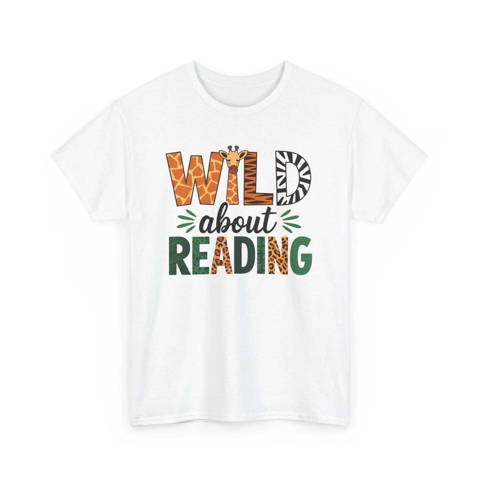 Book T-Shirt | Booktrovert T-Shirt | Wild About Reading Book Lover Shirt 4XL