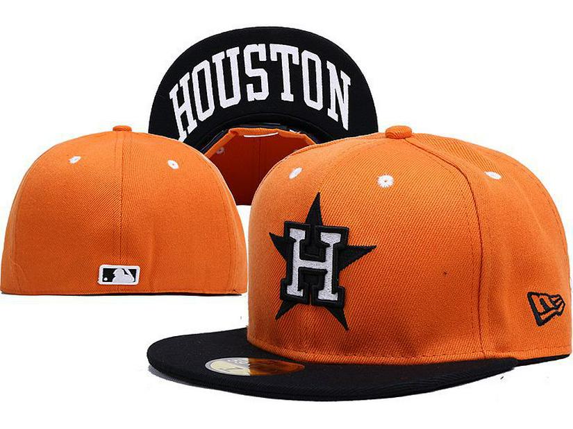Houston Astros Sun Protection Closed-face Baseball Cap - Fully Sealed Embroidered Hat