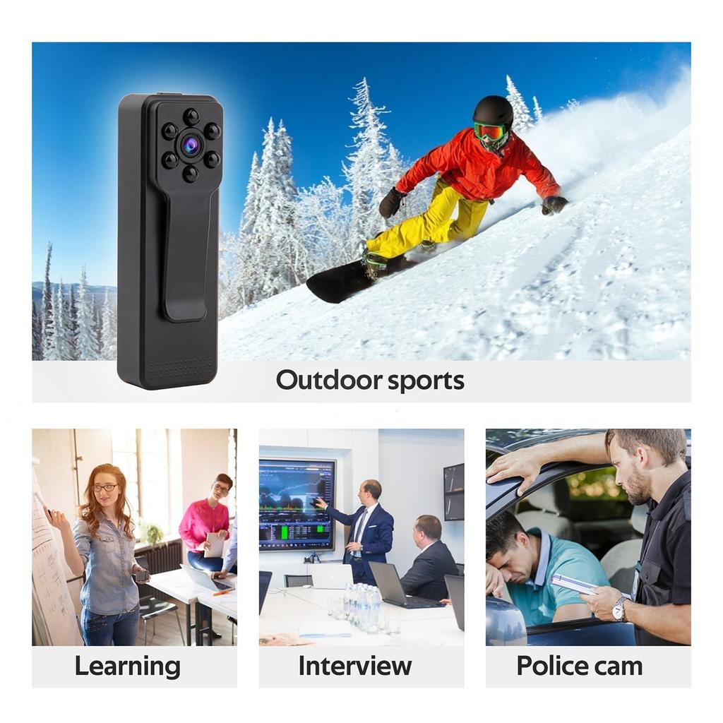 Non-Toxic K11 Pocket Clip Hd Camera Portable Recorder With Night Vision 128G Built-In For  Evidence Collection Wearable Mini Camera