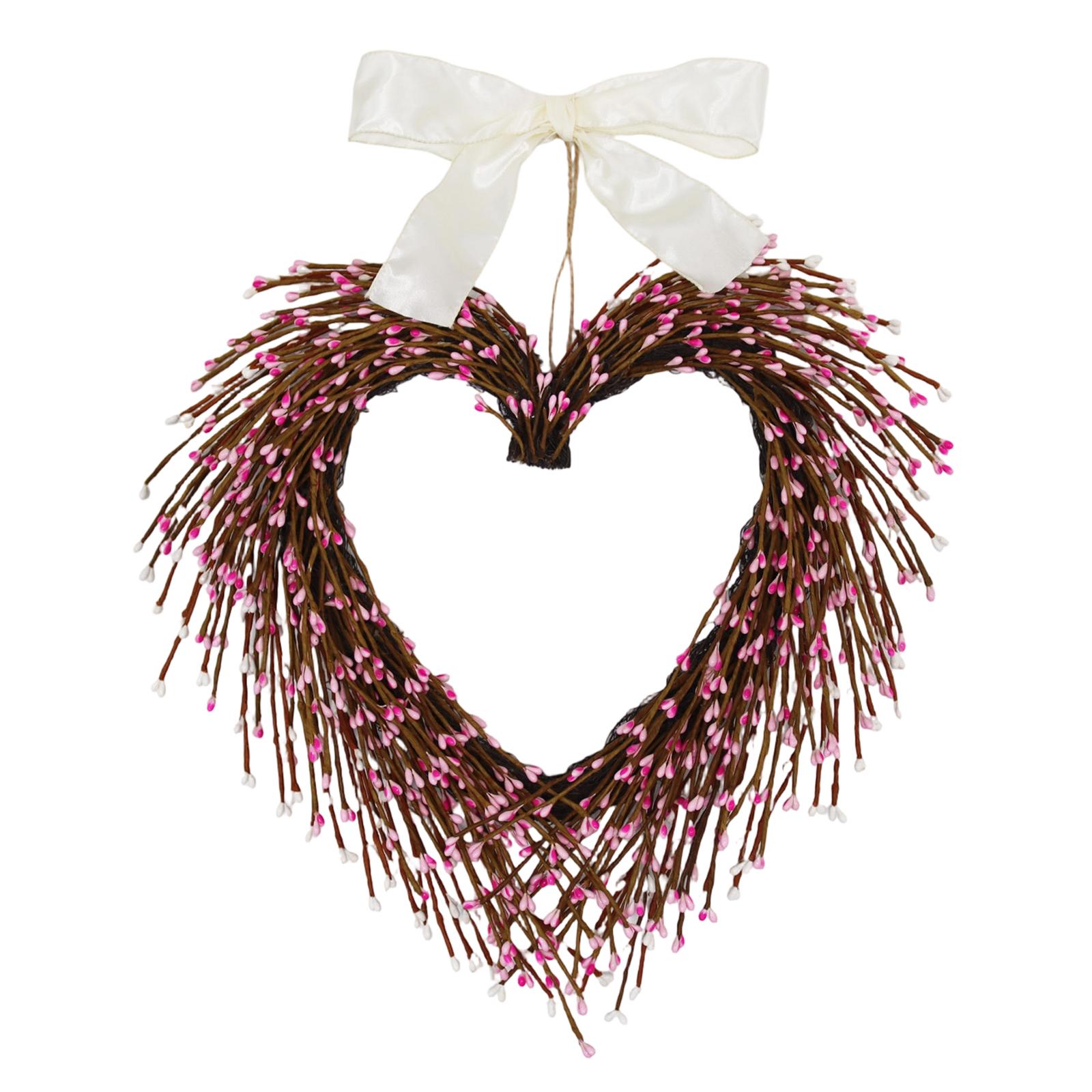 Valentine s Day Wreath, Festive Decoration, Door Hanging One Size