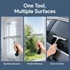 Manual Glass Wiper Stainless Steel Window Wiper Multifunctional Glass Scraper  Shower Doors