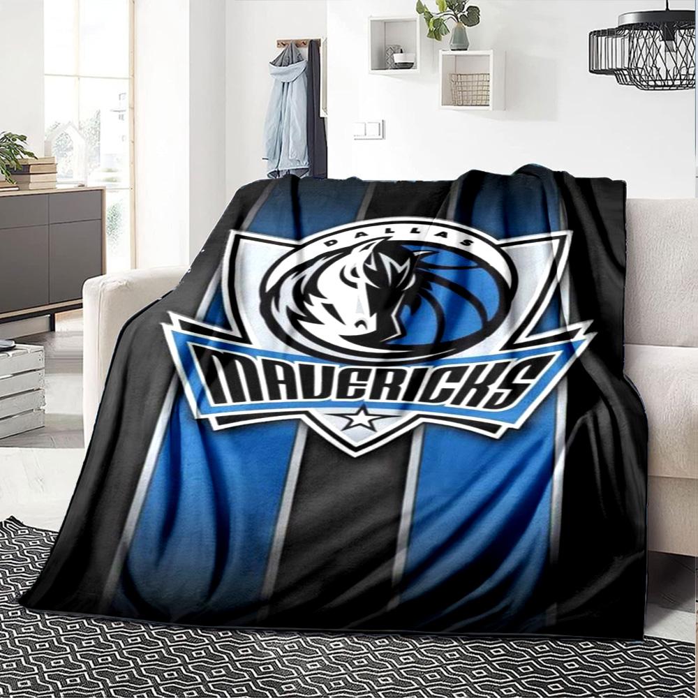 Dallas Mavericks Print Flannel Blanket High Quality Warm Comfortable Cover for All Seasons Perfect for Gifts Home Decor