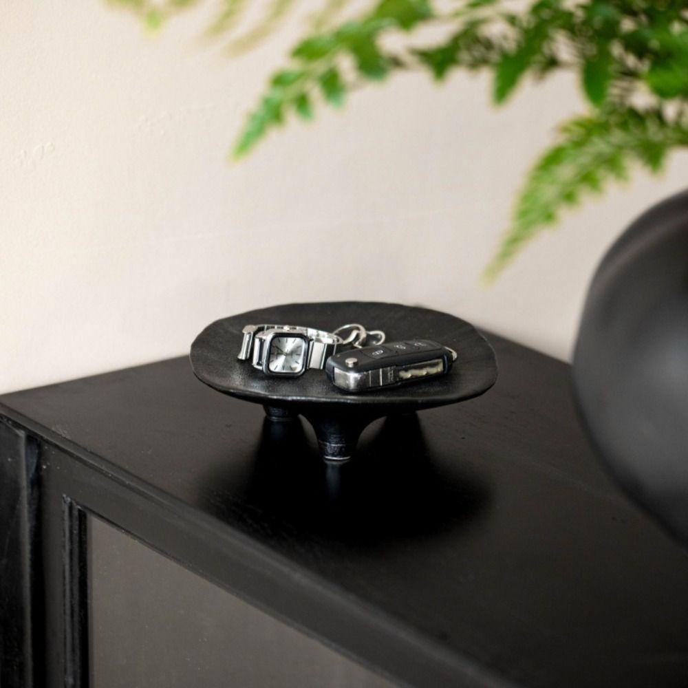 Irregular Jewelry Display Rack Ceramic Three Legged Tray Jewelry Storage Tray  Food