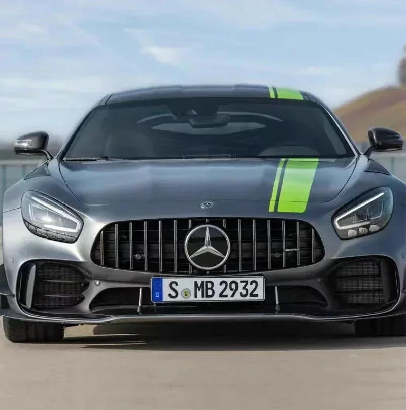 BSJH8 For AMG badge sticker W176 W210 W205 W212 W202 W213 GLA/GLC/CLS/GLK class accessories Amg Mercedes-Benz front grille.