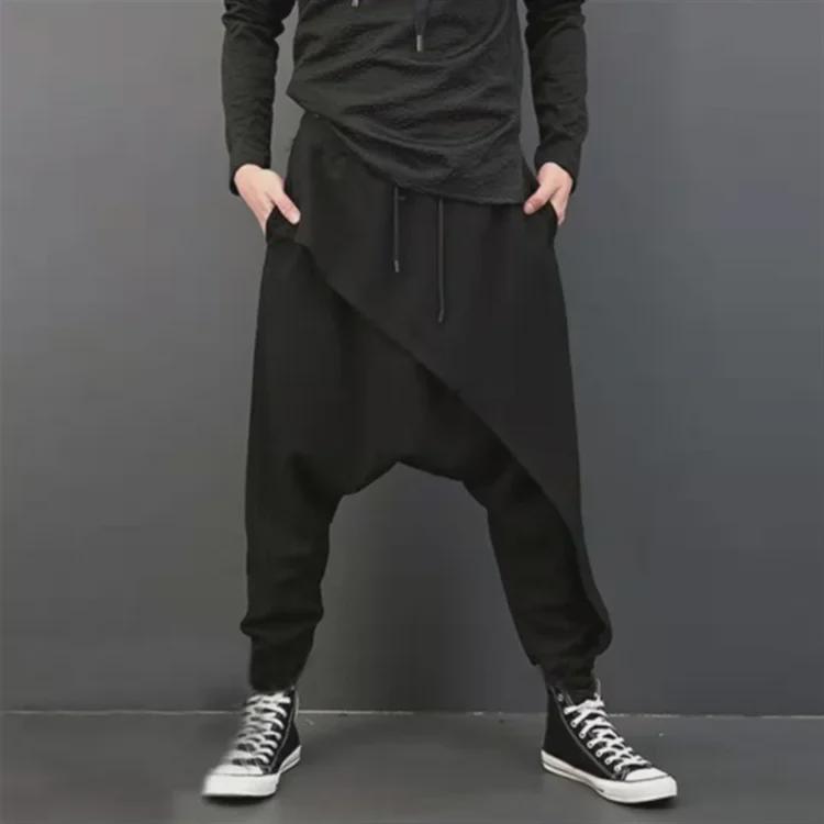 2024 Men's American Ice Silk Quick-Dry Casual Harem Pants - High Street Trend, Baggy Bloomers