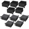 10Pcs Compact Motherboard Radiator Aluminum Cooling System for Computers Heat Sink
