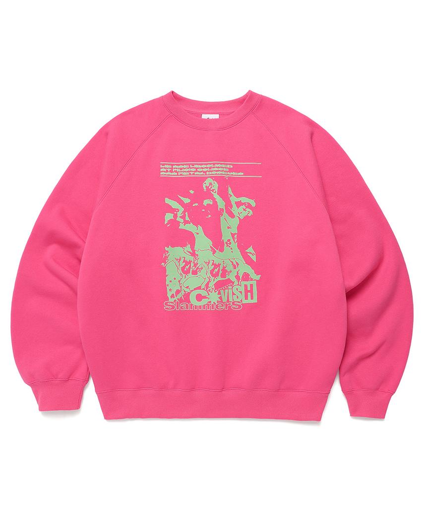 CAVISH Crowd Raglan Sweatshirt Pink(Cv2Dfum444A)