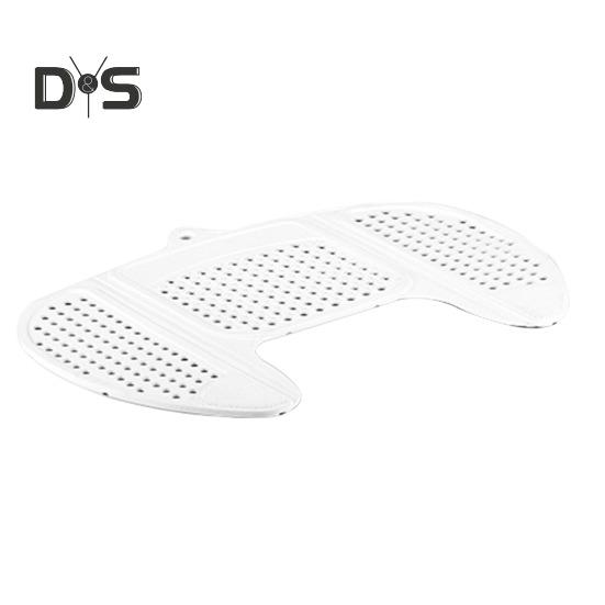 

Многоразовый чехол для раковины с полым дизайном, термостойкий силиконовый коврик, удобный для хранения, складная чистящая салфетка для кистей для макияжа белый