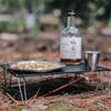 4Pcs/Set Portable Stainless Steel Camping Cup Outdoor Practical Travel Stainless Steel Cups with Bag Wine Glasses Tea Mug