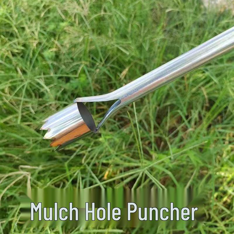 

Дырокол для тепличной пленки - Инструмент с зубцами для протыкания и открытия мульчи